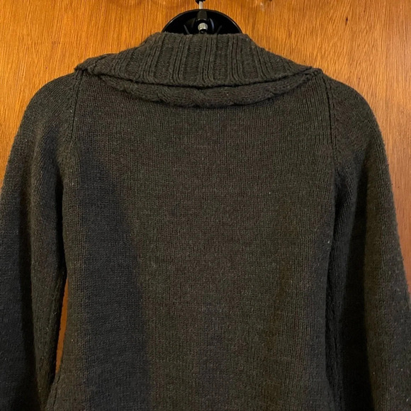 Pink Rose Women’s Cable Knit Cardigan Sweater, Dark Gray, Size Small Cozy Winter - Picture 15 of 16